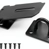 3 Inch Door Hasp KIMIWISE Black Padlock for Gates & Cabinets-0