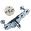 Cargo Trailer Door Hasp GDW Zinc Plated 2 Pack with Screws Nuts-3