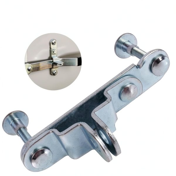 Cargo Trailer Door Hasp GDW Zinc Plated 2 Pack with Screws Nuts-3