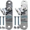 Cargo Trailer Door Hasp GDW Zinc Plated 2 Pack with Screws Nuts-0