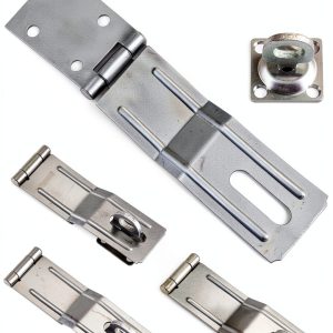 6" Swivel Staple Safety Hasps Home Master 6 Inch Hasps 4 Pack-0