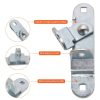 Cargo Trailer Door Hasp GDW Zinc Plated 2 Pack with Screws Nuts-2