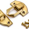 Antique Decorative Hasp Jewelry Box Latch by SDTC Tech 8 Pack Gold-2