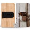 3 Inch Door Hasp KIMIWISE Black Padlock for Gates & Cabinets-4